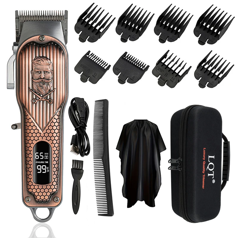 Электрическая машинка для стрижки волос LQT регулируемая домашняя специальная