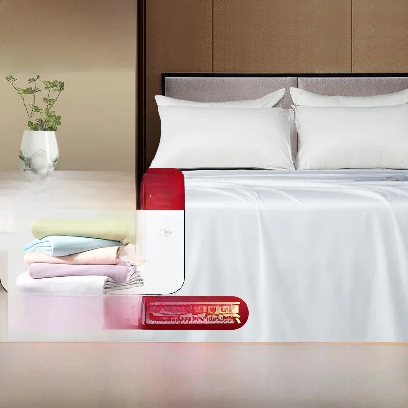 Guisi Lifang 60 Высококачественные простыни Star Hotel Белые из чистого хлопка Белая