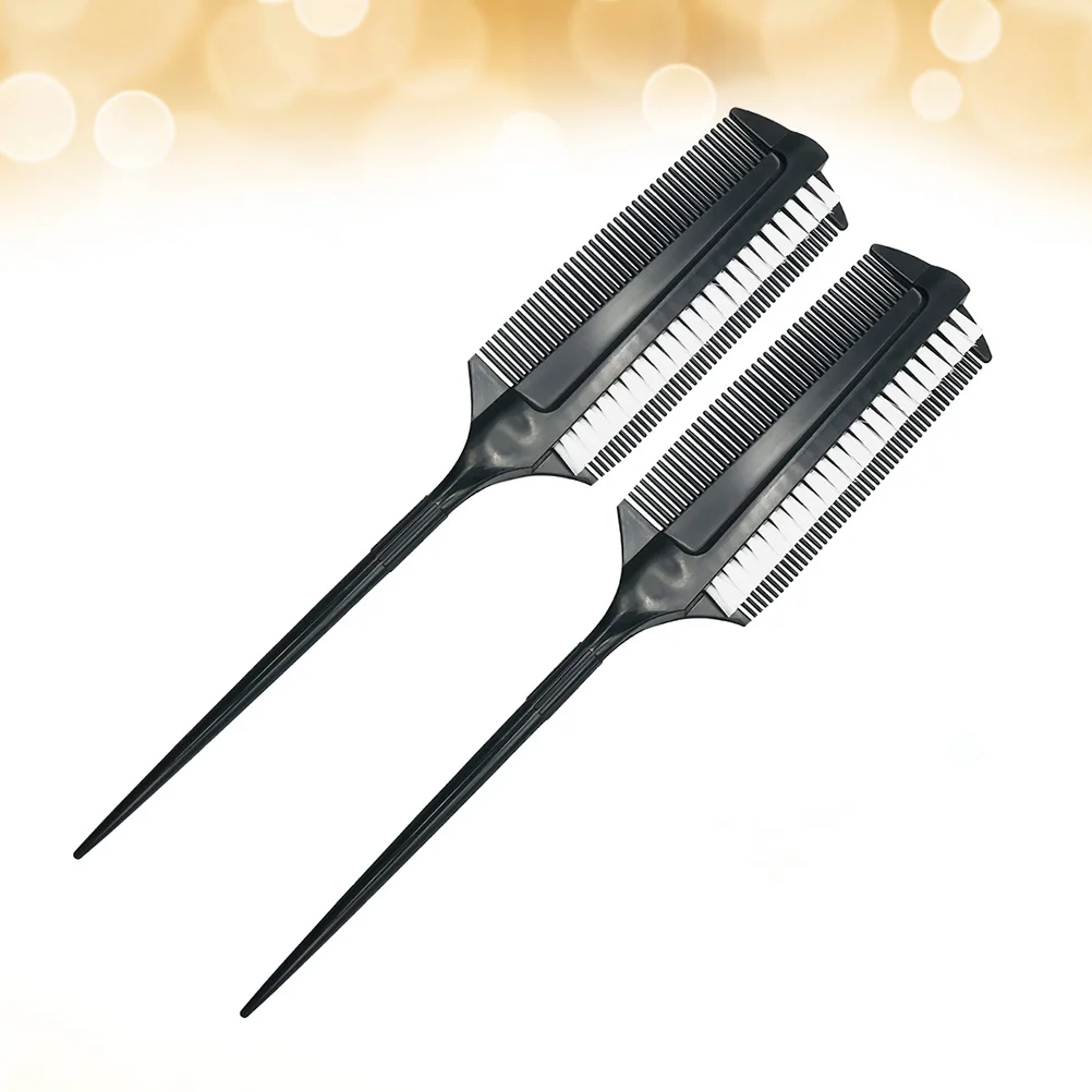 2 шт. двухсторонняя расческа для окрашивания волос ухода за волосами щетка краски