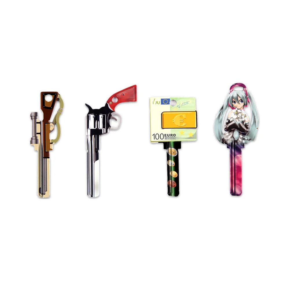 

Пустые ключи с персонажами мультфильмов