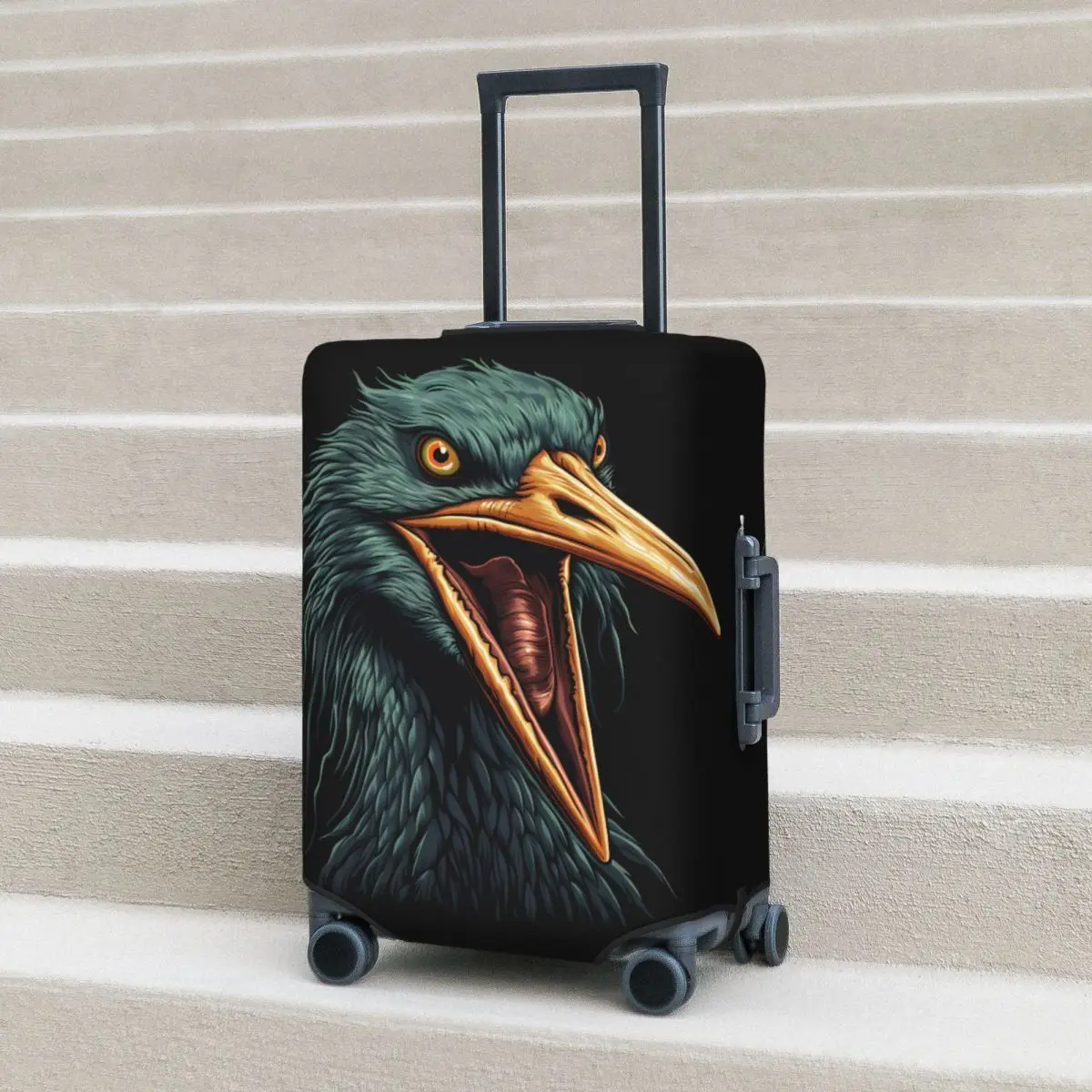 

Забавный чехол для чемодана Heron, праздничный полезный Чехол для багажа, деловой протектор
