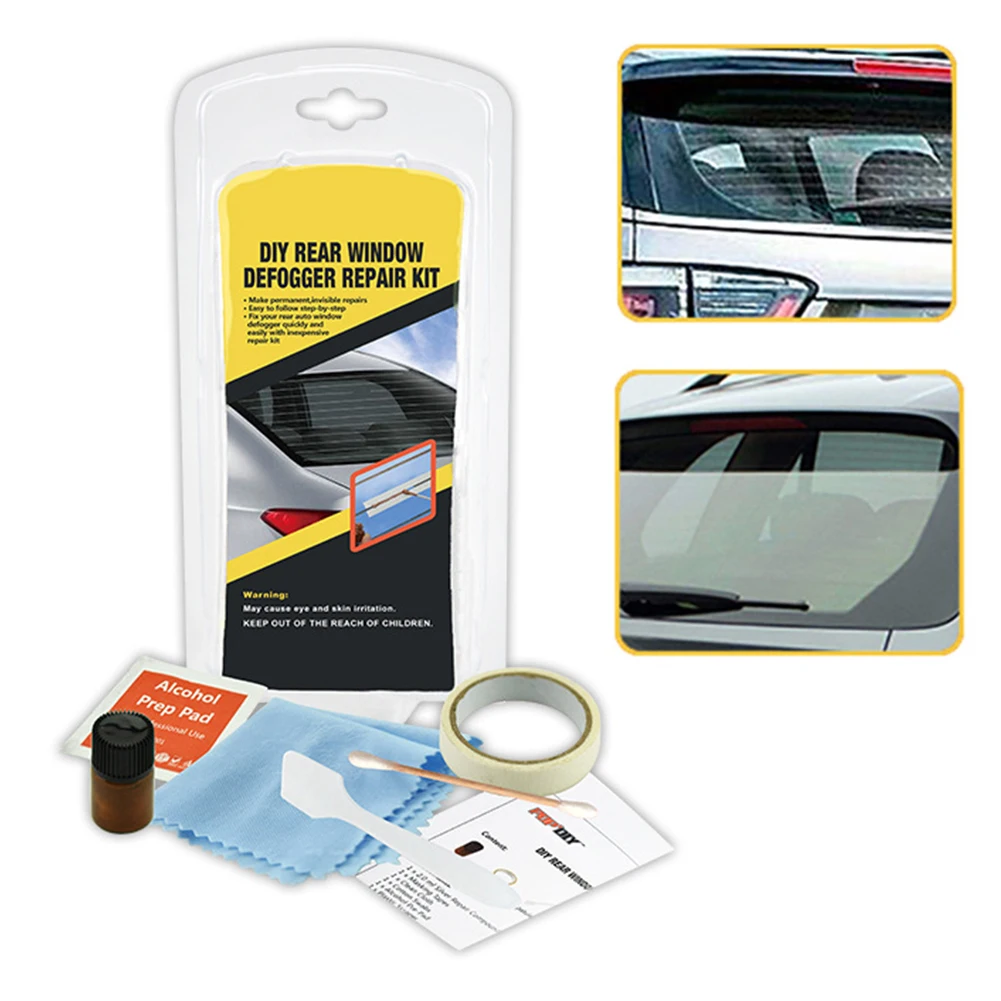 

Universal Car Window Repair Kit DIY Quick Repair Scratched Broken Defroster Heater Grid Lines Auto Accessories