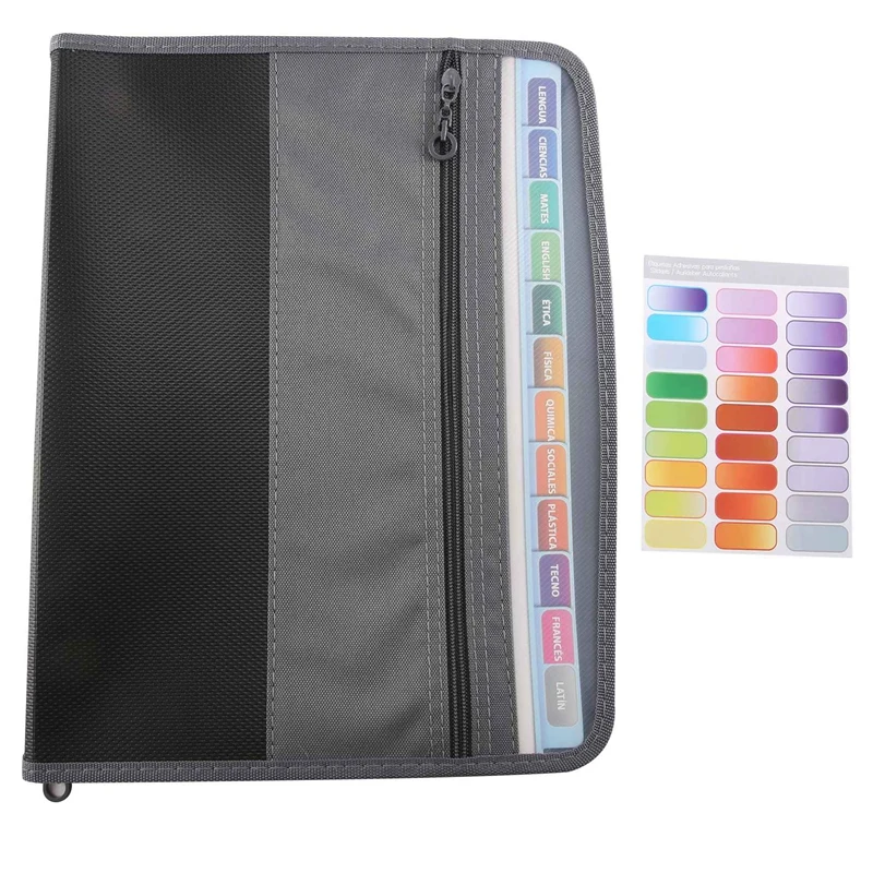 

Расширяющаяся папка для файлов с застежкой-молнией, 13 карманов, органайзер для документов гармошкой, Карманный держатель для письма A4