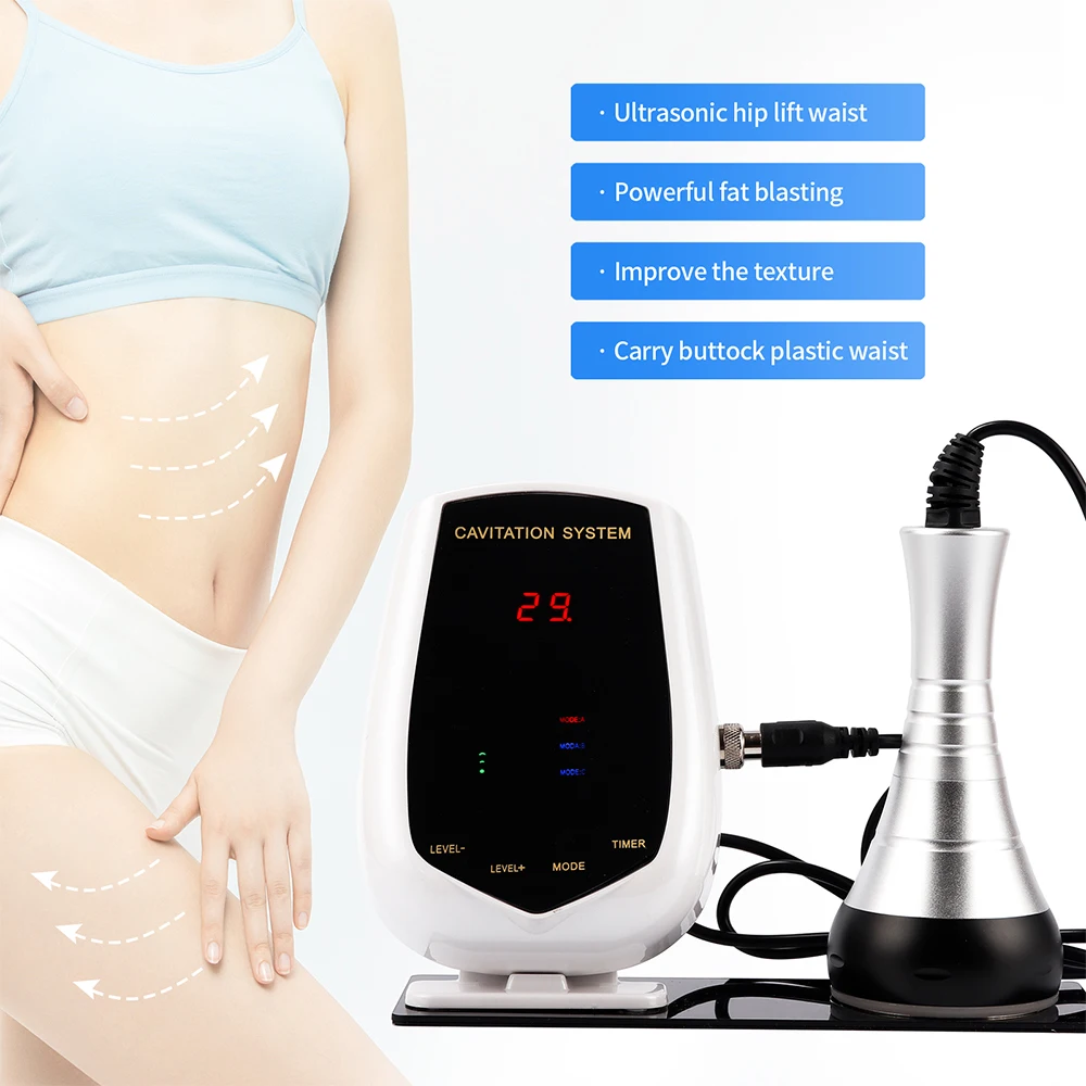 40KHz Cavitation Body Weight Loss Device Ultrasonic Body Massage Beauty Machine Waist Leg Slimming Ultrasound Fat Reduce Salon