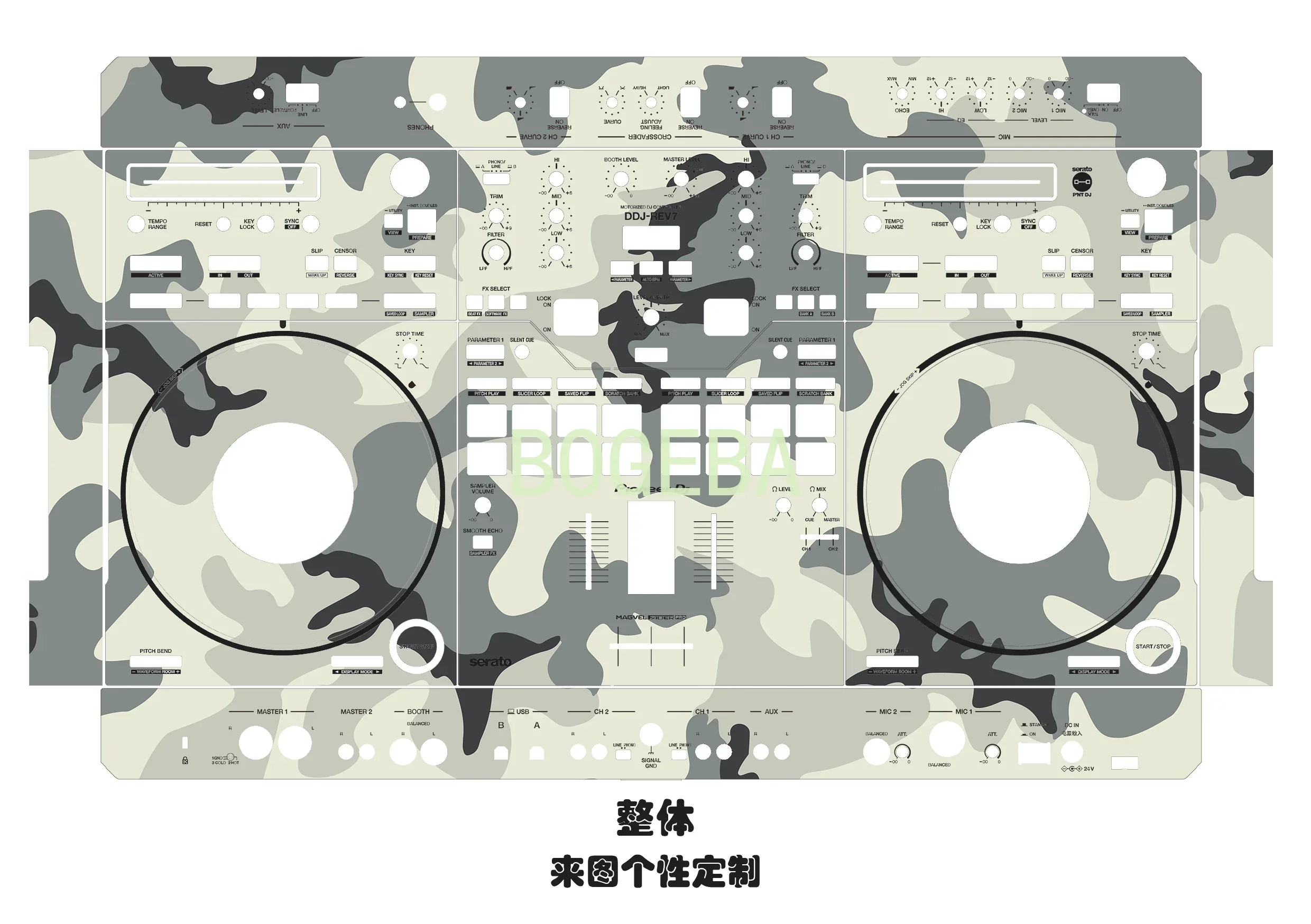 DDJ-REV7 DJ-контроллер защитная пленка проигрыватель дисков Pioneer красочная может быть