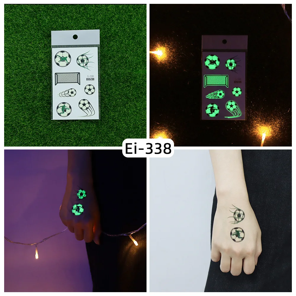 Светящиеся В Темноте Временные Татуировки Для Футбольных Трофей Стиле Регби