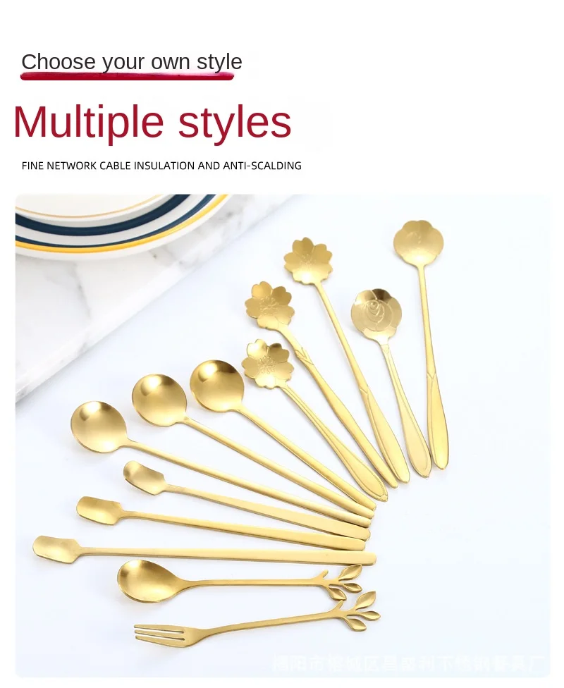 

12pcs/Set Round Shape Coffee Spoon Stainless Steel Mini Teaspoons Sugar Dessert Spoon Ice Cream Soup Spoon Kitchen Accessories(g