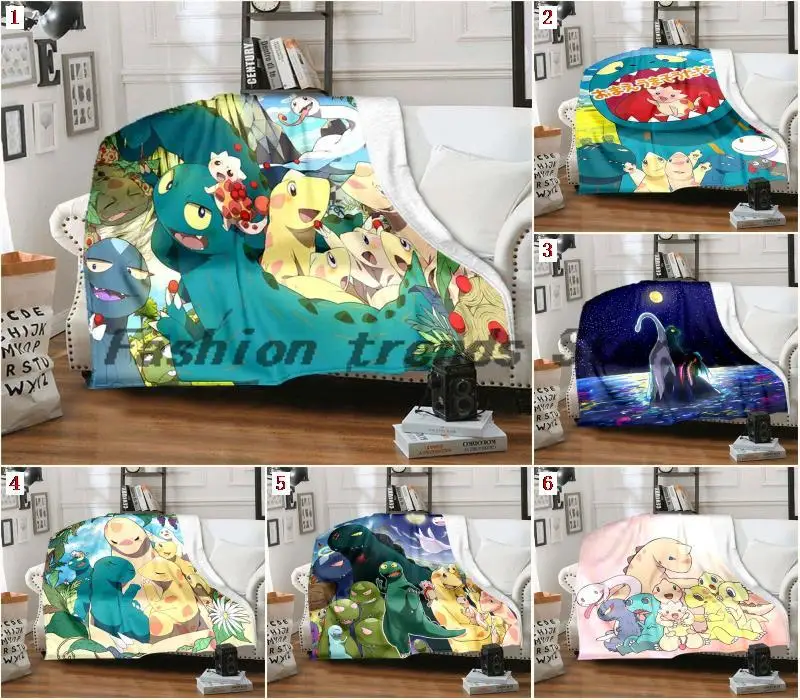 

3D Printed Cute Anime Cartoon You Seem Delicious Blanket for Children Sofa Blanket Flannel Home Blanket Plush Soft Blanket