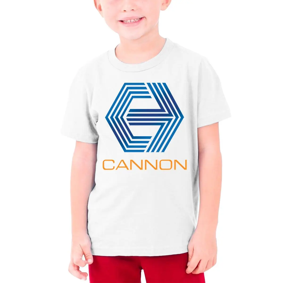 Cannon Group Logo - Films футболка для подростков ребенка редкий Повседневный модный