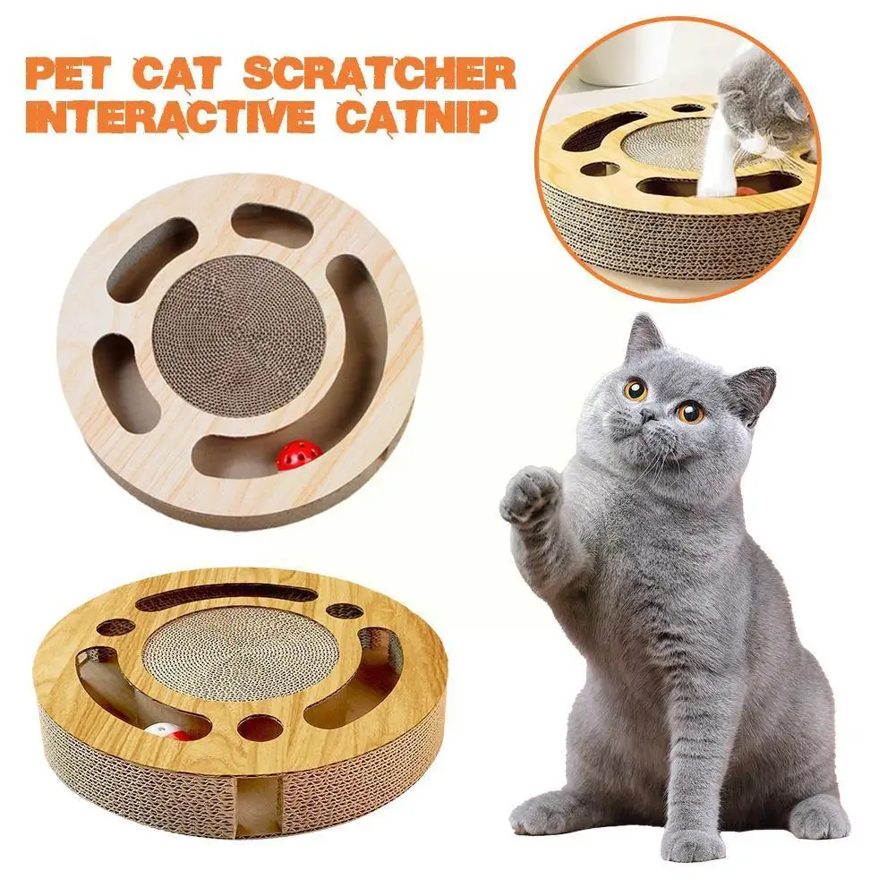 

Pet Scratcher Interactive Nip Toys Kitten Scratching Tunnel Balls Cardboard With Toys Pet Supplies Interacti V4k5