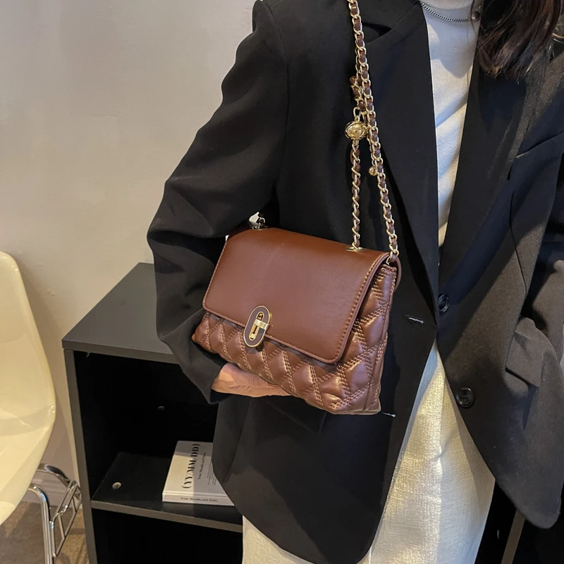 Crossbody Luxury Bags For Women 2023 Fashion Top Quality Long Goldchain Shoulder Bags Handbags For Women 2023 Designer Luxury
