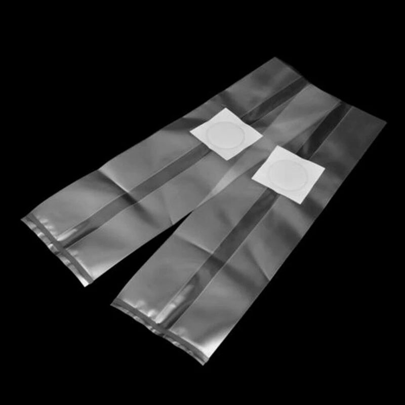 Promotion! 50Pcs PVC Mushroom Spawn Grow Bag Substrate Clear Bags High Temp Pre-Sealable |