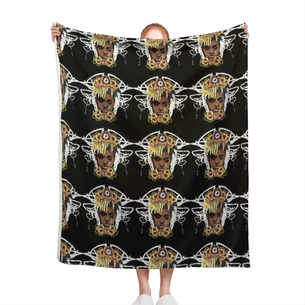 Одеяла xxxtentacion Теплые фланцевые одеяла Мягкое и удобное одеяло Одеяло для пикника