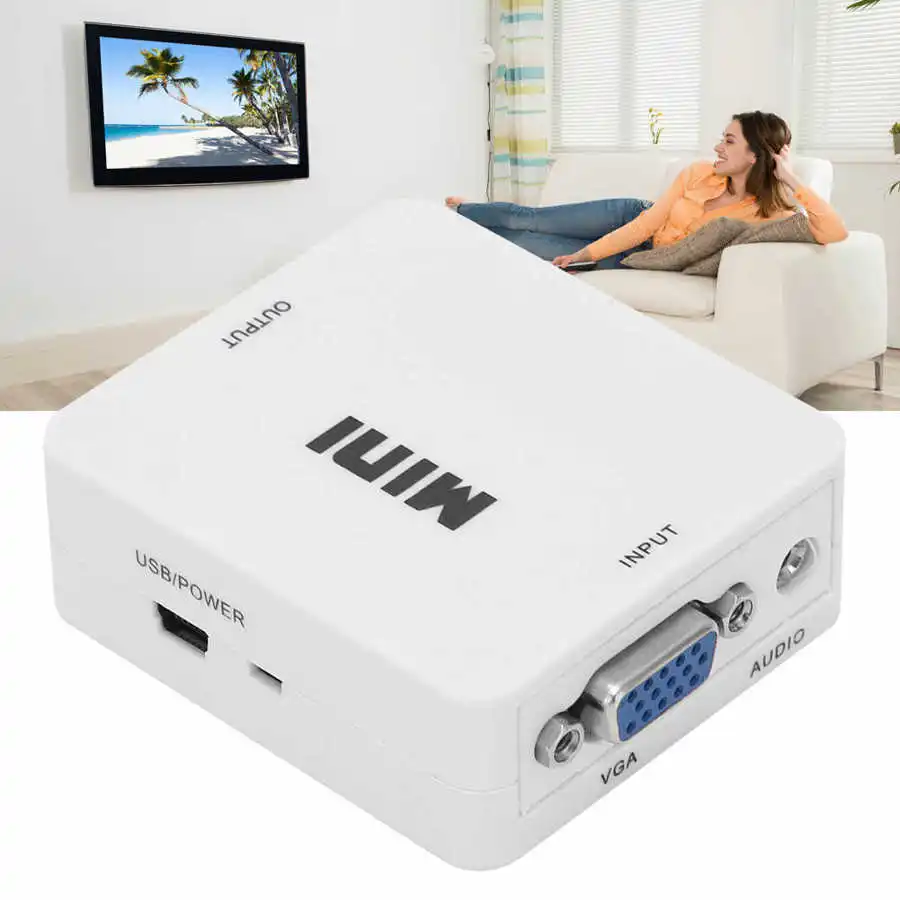 HD Multimedia Interface Video Converter Stunning Visual Effects VGA To for Connect TV Monitor | Безопасность и защита