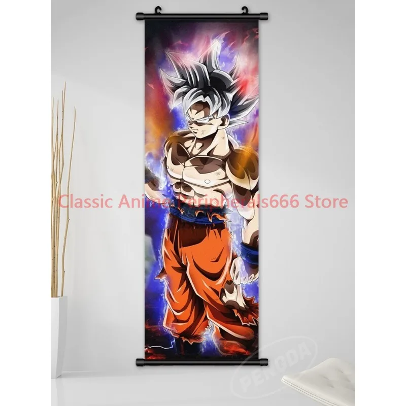 Струйная картина высокой четкости Dragon Ball аниме Гоку Супер Сайян декоративная