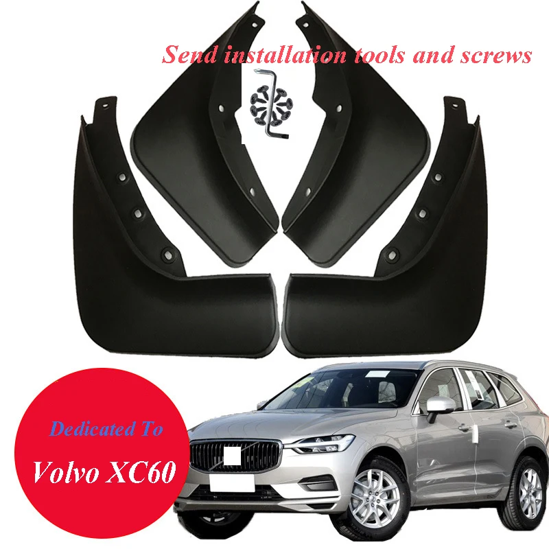 

Volvo XC60 Fender 2014/2015/2016/2017/2018 Auto Parts Fender Splash Guard Tire Fender Water Tool 4 Piece Set