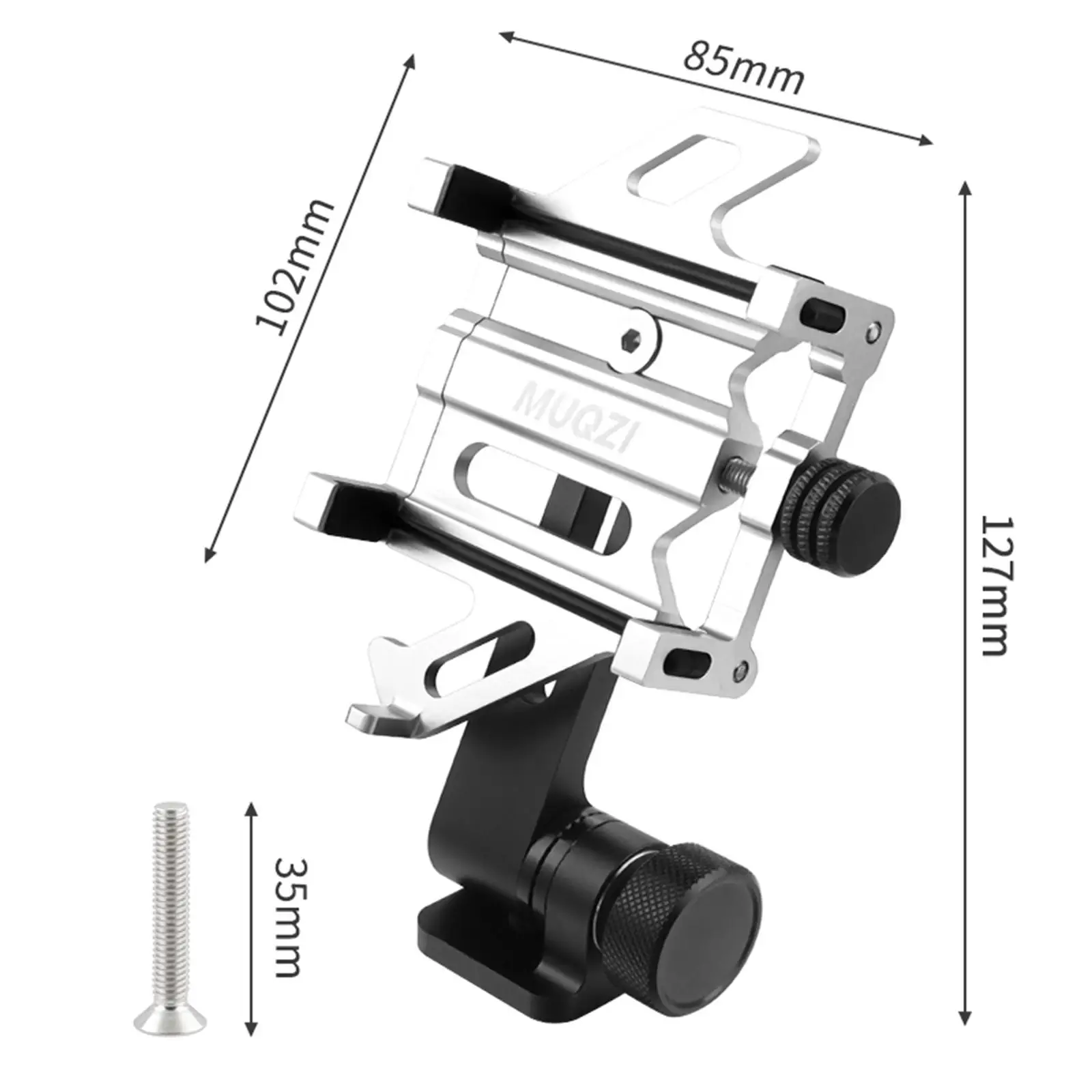 na rowerze uchwyt telefon rowerowy solidny wspornik pięć pazurów mocujących klips do telefonu zacisk kierownicę rowerów szosowych zewnątrz