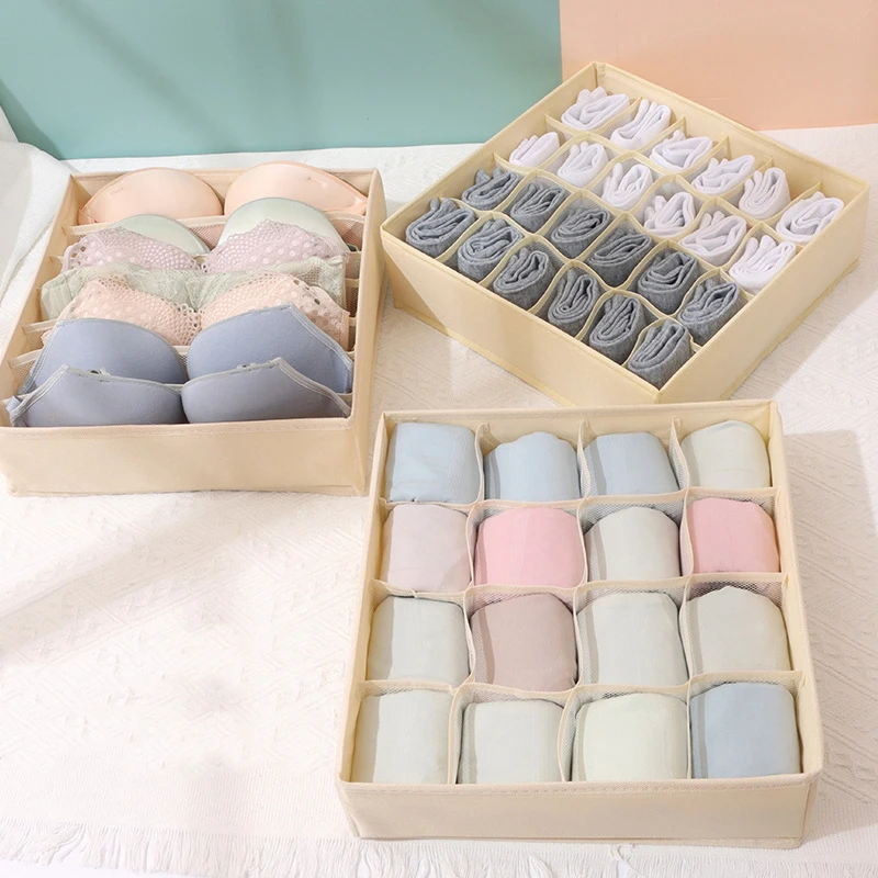 Ящики-органайзеры для хранения нижнего белья в ассортименте 2/3 шт