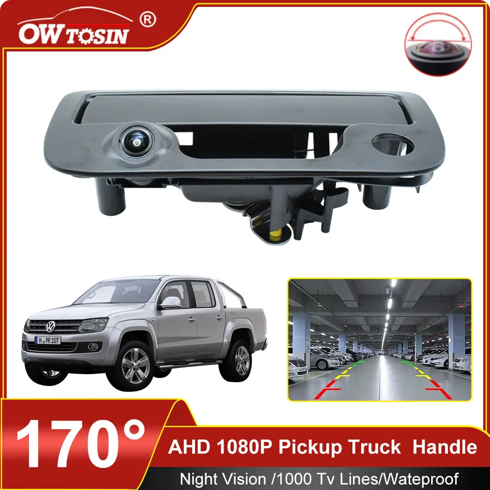 170 ° AHD 1920*1080P Автомобильная камера с ручкой багажника для VW Volkswagen Amarok 2010 2011 2012 2013