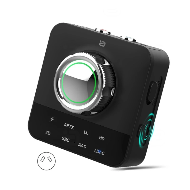 

MR230PRO LDAC Bluetoothcompatible5.0 Receiver RCA3.5mm 3D Surround Sound aptX Wireless Adapter HighFidelity