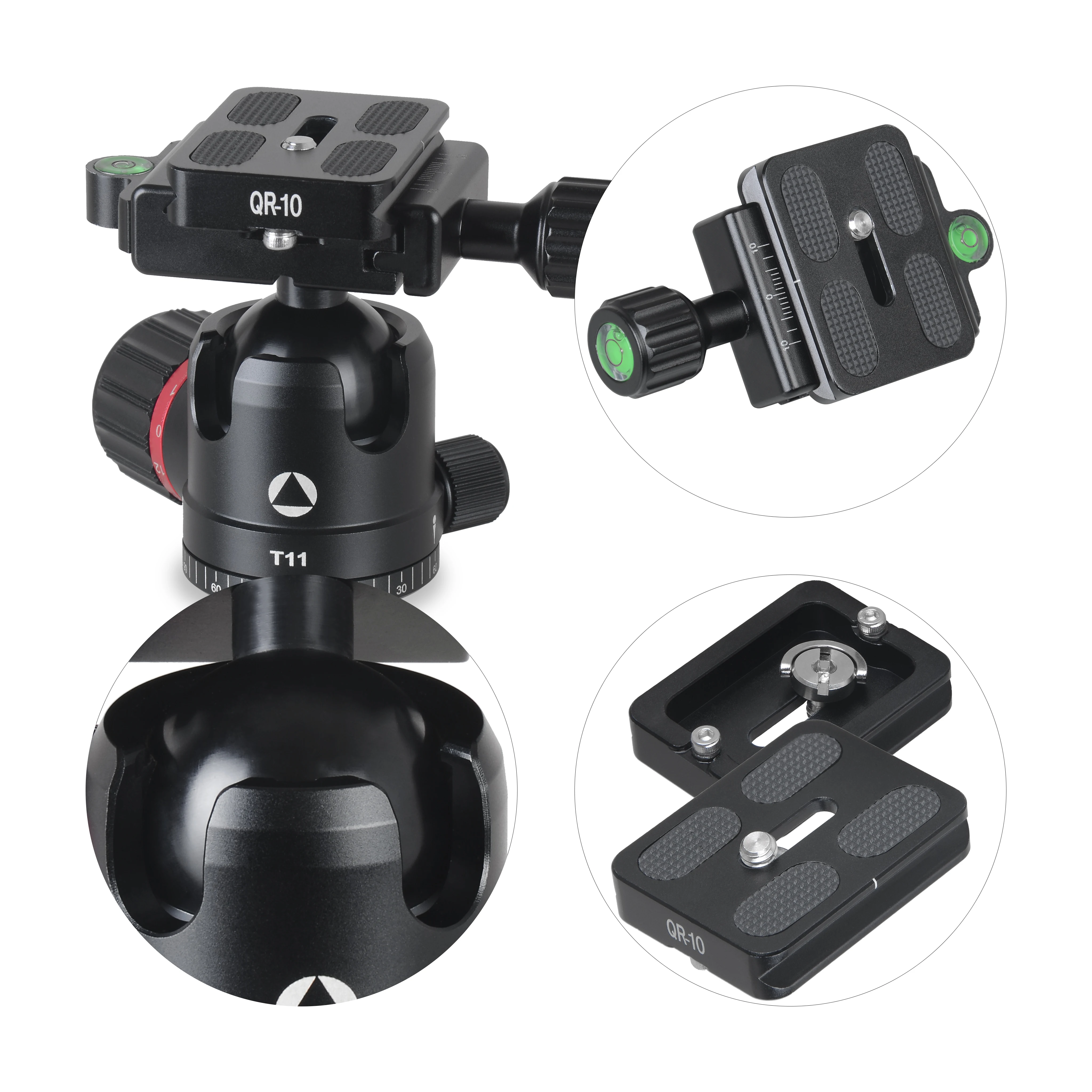 Kingjoy A82 + T11 Профессиональный штатив для видеокамеры подставка с шаровой головкой