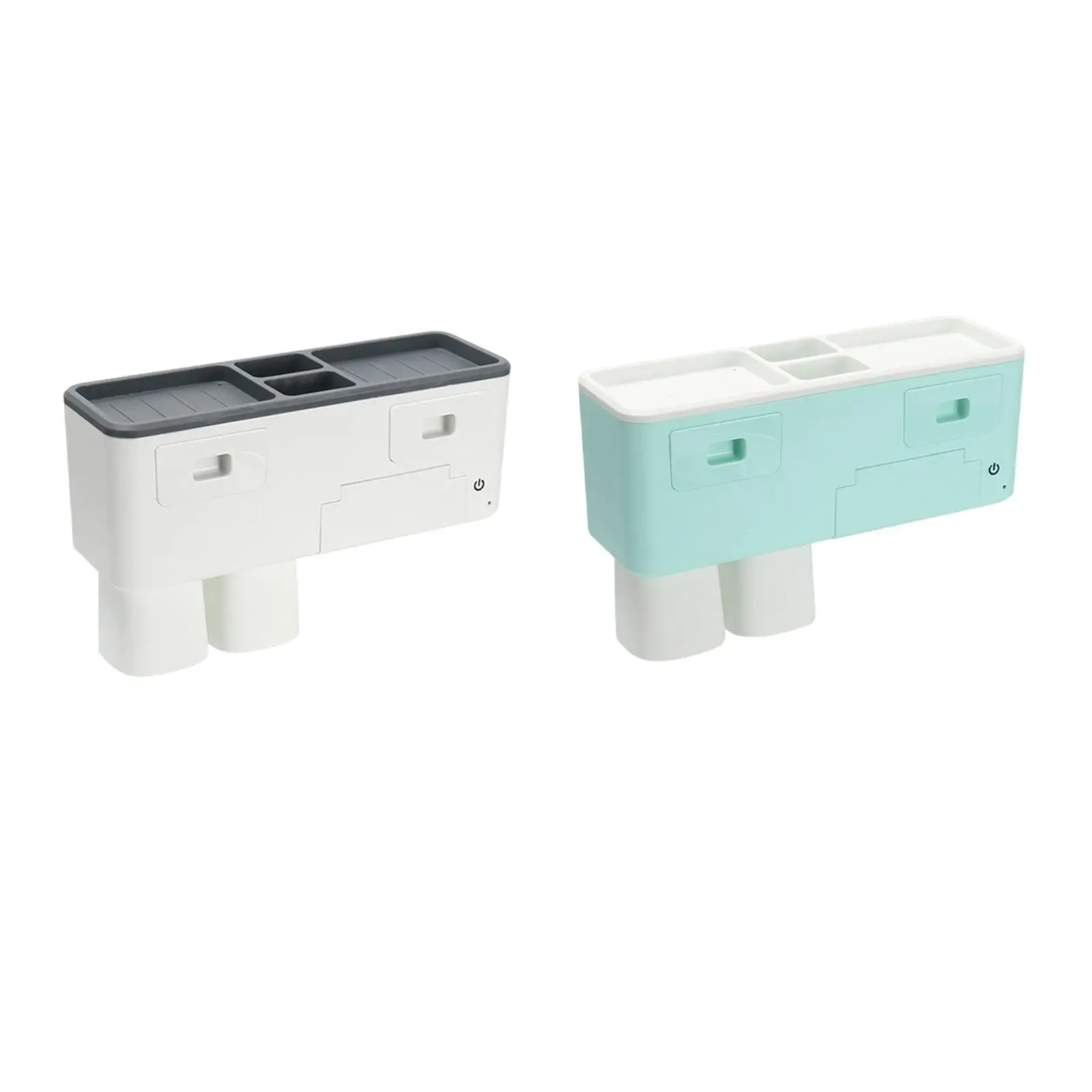 

Magnetic Adsorption Inverted Toothbrush Holder Wall Mount Rechargeable Punch Free Storage Rack for Bathroom Vanity Washroom