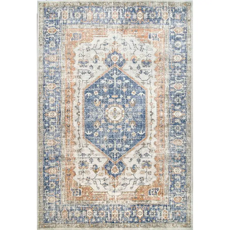 

Jacquie Floral Area Rug, 10' x 14', Blue