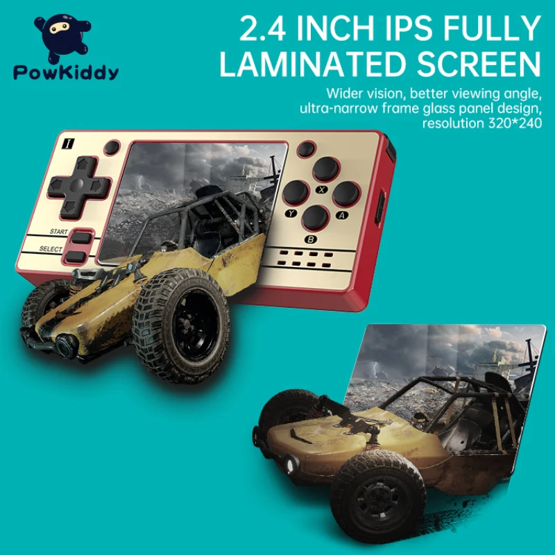Мини-Консоль игровая Powkiddy Q20 2 4 дюйма IPS до PS1