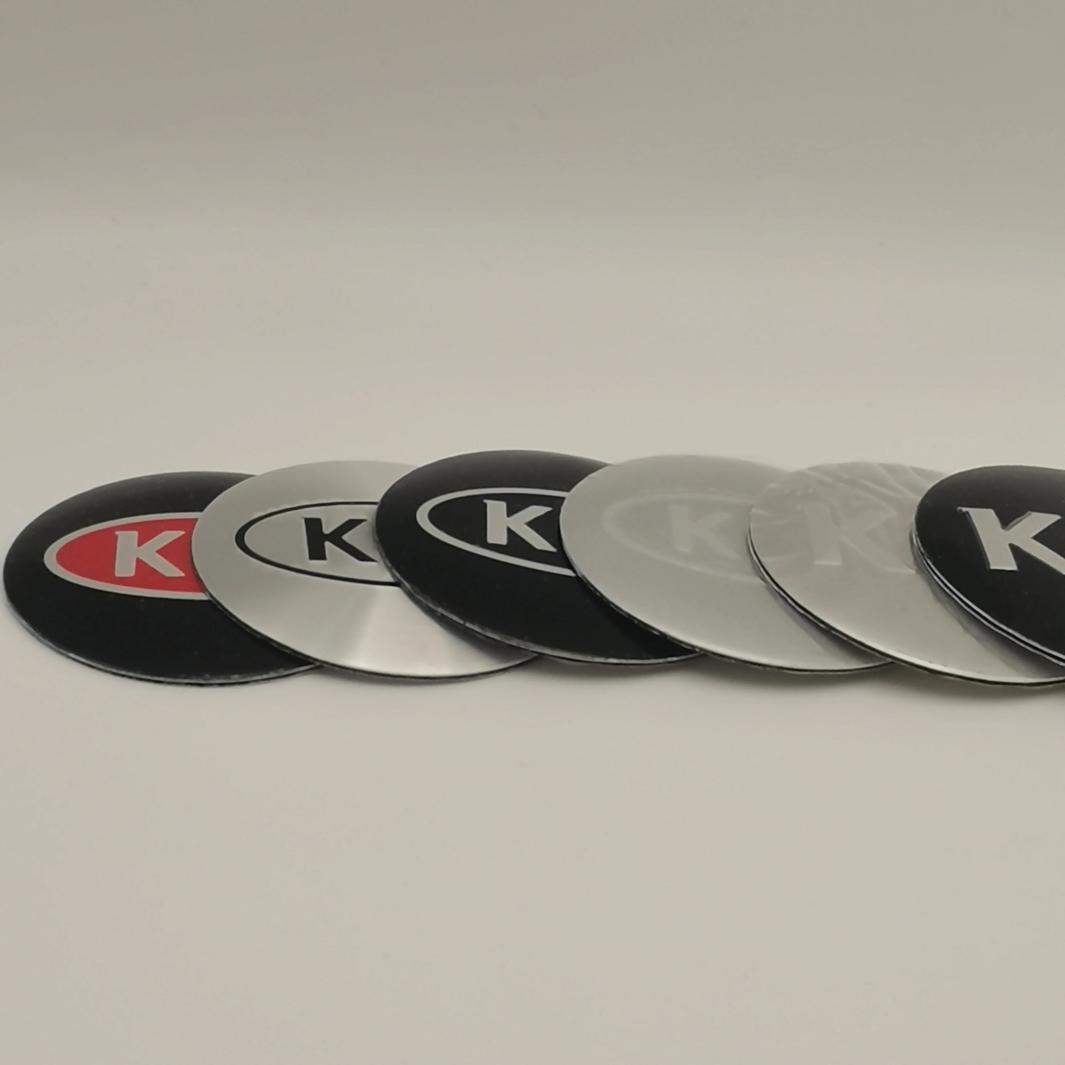 

4pcs 3D New 56mm 60mm 65mm Car Emblem Wheel Center Hub Cap Rim Refit Badge Covers Decoration Sticker Accessories for K-ia