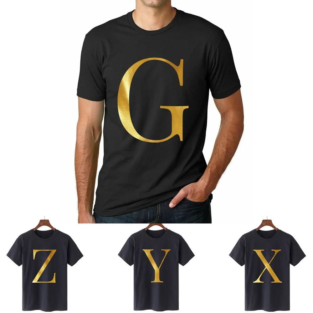 

T-shirt Tops Men 2022 New Summer Round Neck Tees Short Sleeve Casual Breathable Clothing Shirts Letter Print All-match Tshirts