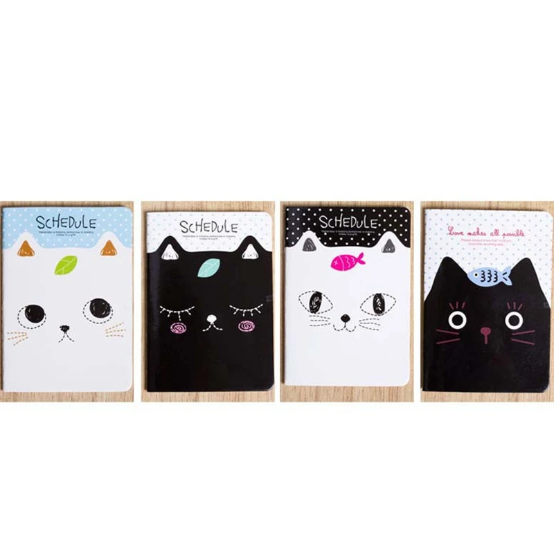 DL F414 блокнот записная книжка с милым мультяшным рисунком Taobao cat's small book a gift