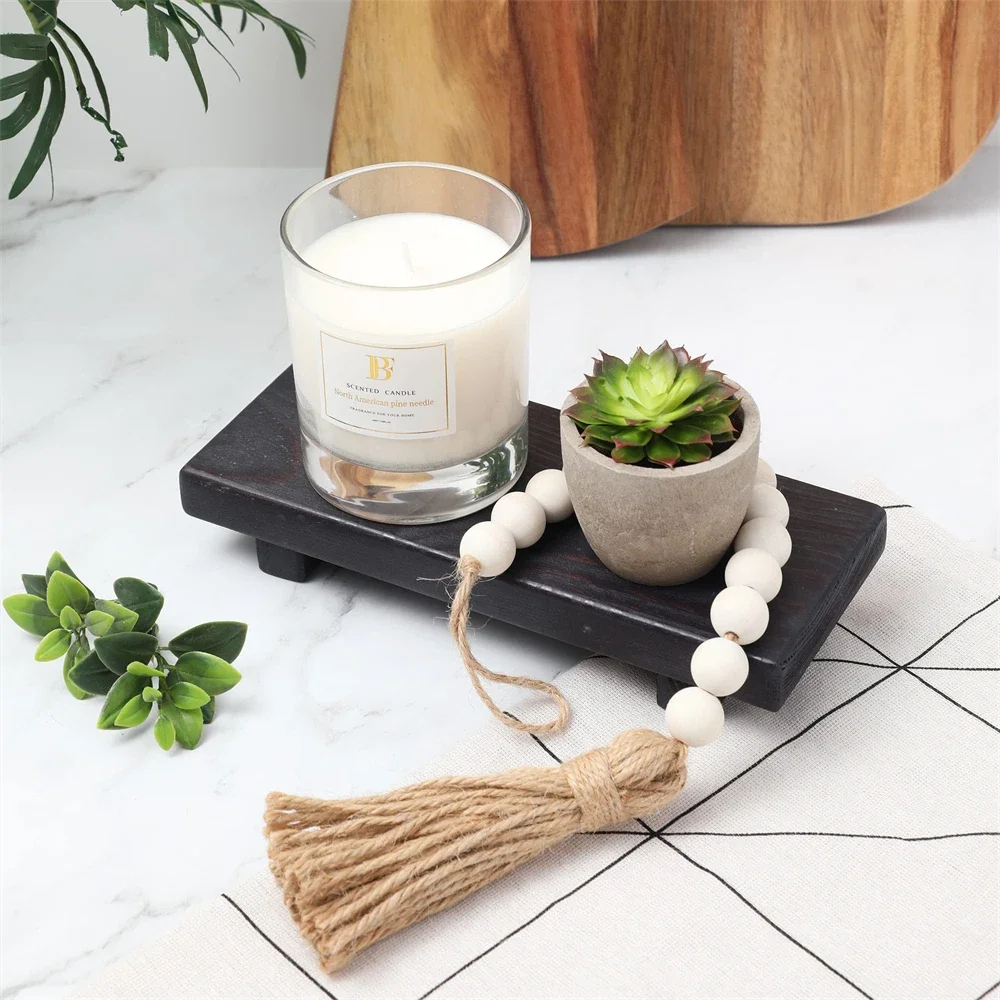 Деревянная подставка для мыла деревянная в деревенском стиле мыла/поднос декора