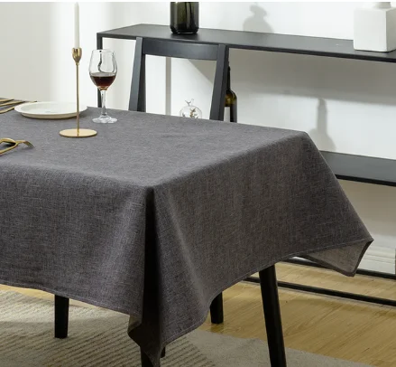 

Модная китайская водонепроницаемая, маслостойкая, не требующая мытья, нордическая искусственная Роскошная прямоугольная скатерть для жур...