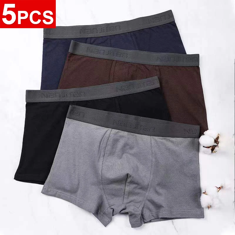 

Fashion Pure Color Multicolor Personality Breathable Mature Men Boxer Shorts