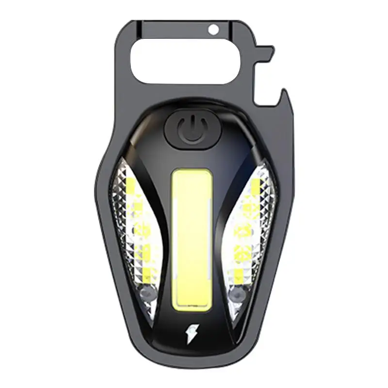 

Яркий светодиодный фонарик-брелок, 500 люмен, 5 режимов освещения, портативный карманный фонарь для рыбалки, прогулок