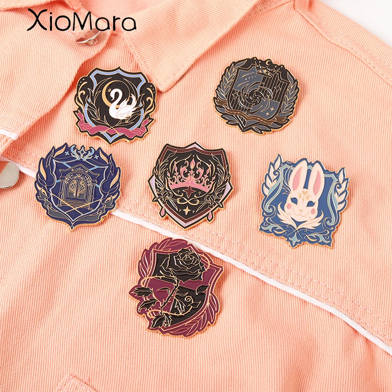 

Academy Badges Enamel Pin Apathy Hypocrisy Prejudice Retro Brooches On Clothes Backpack Decorative Pin Jewelry Gifts For Friend