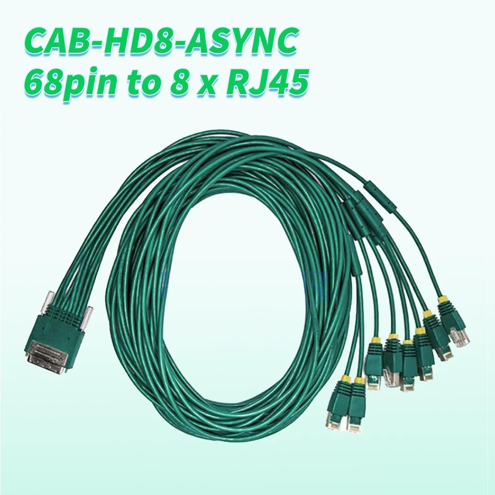 CAB-HD8-ASYNC 68pin to 8 x RJ45 кабельные разъемы 3m 10ft 8-port EIA-232 Async для фотоинтерфейса