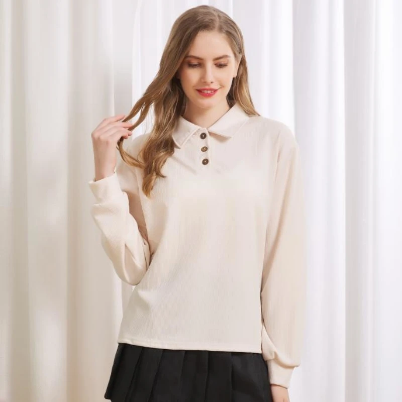 Повседневная футболка на весну лето осень Женский пуловер женская блузка в