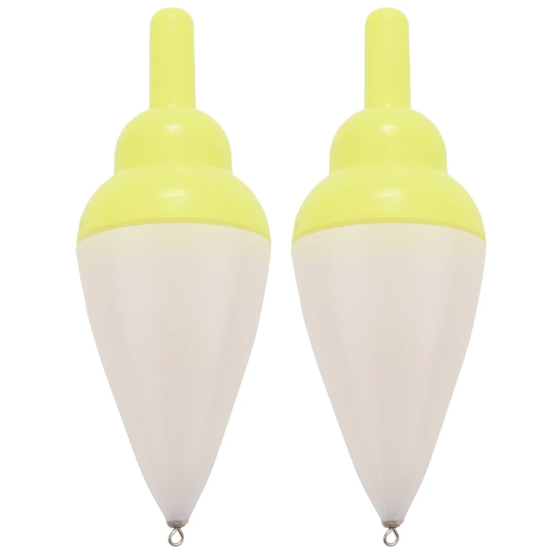 

2X LED Electronic Fishing Float Seawater Sea Rock Plastic Fishing Float Squid Electronic Induction Buoy Accessories