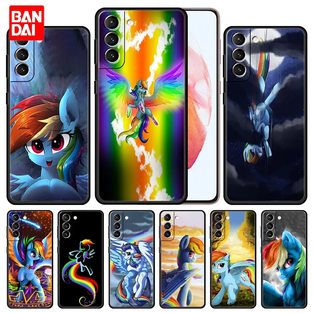 

Cartoon Little Pony Rainbow Dash Phone Case for Samsung Galaxy S20 FE S21 S10 S9 Plus Ultra 5G S20fe S21fe S20ultra Capa Capinha