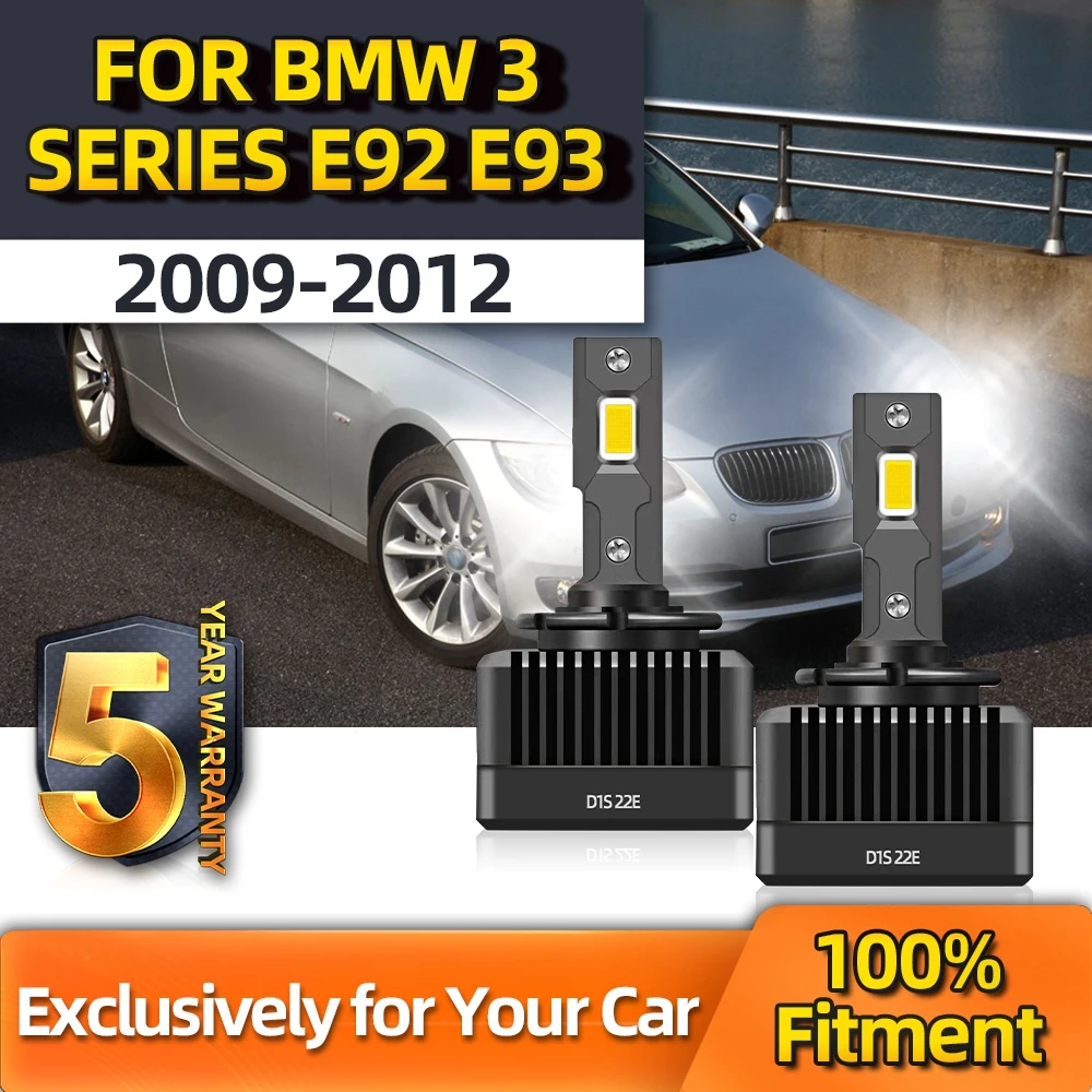 

TEENRAM For BMW 3 Series E92 E93 LED Headlight D1S 110W Bulbs CSP Auto Lamp 6000K 12V 24V 30000LM Year 2009 2010 2011 2012