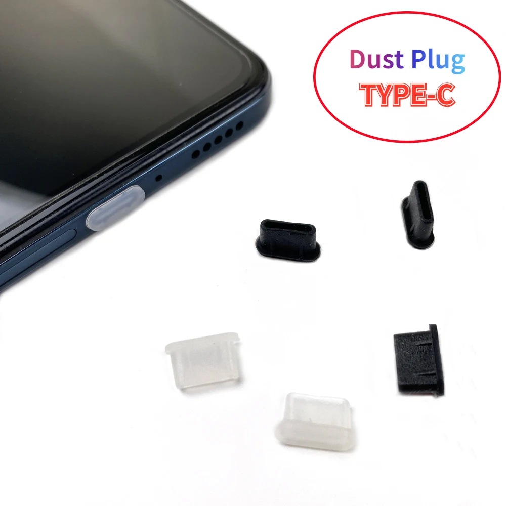 5-10 шт. Пылезащитная заглушка Type-C для порта USB зарядки силиконовый чехол Samsung Huawei