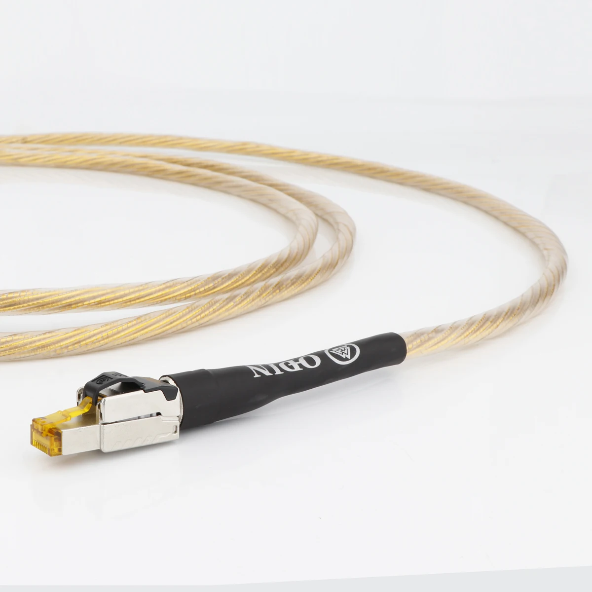 High Quality Nordost ODIN 2 Gold Ethernet Cable Silver Plated Cat8 Speed Lan Cable RJ45 Network Patch Cable enlarge