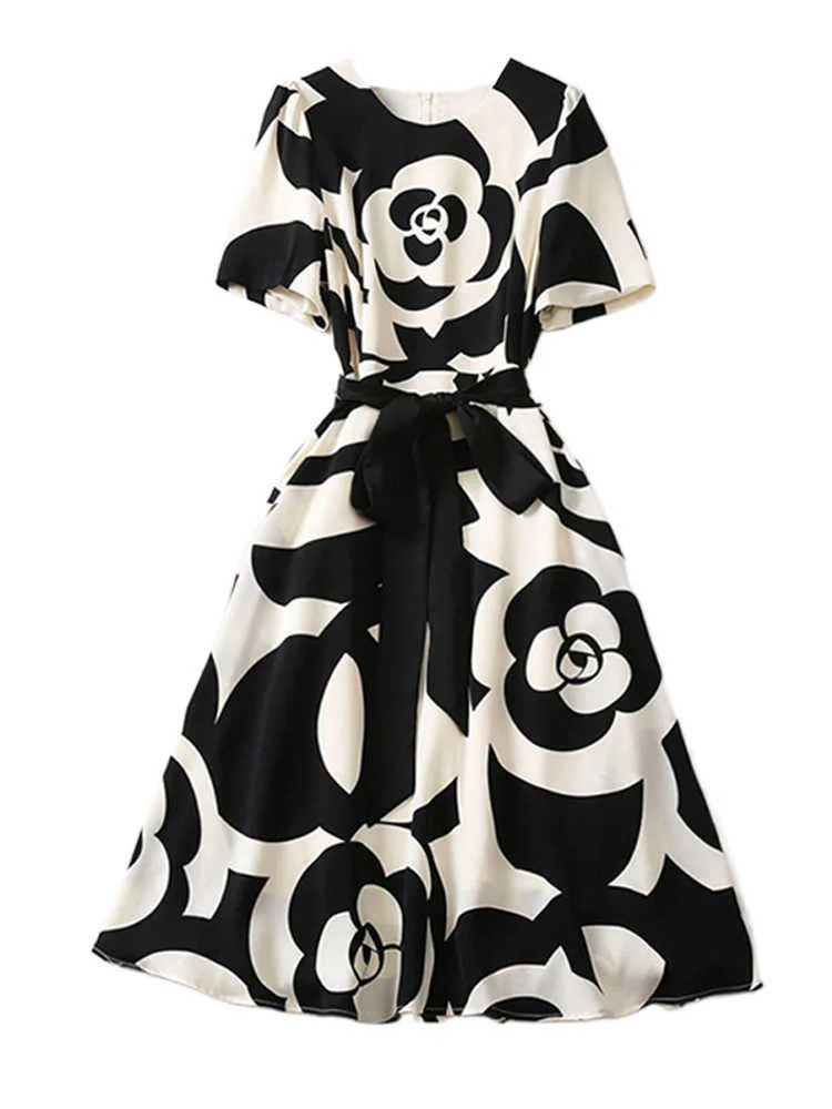 

s887 High quality New Fashion Women 2023 lady Dress Luxury famous Brand European Design party style dress