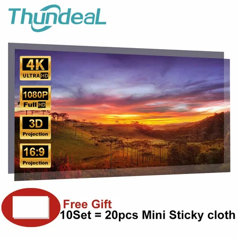 Переносной проекционный экран ThundeaL 100 дюймов 16:9
