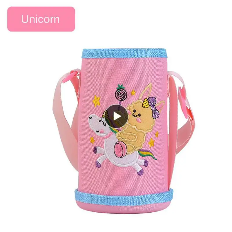 

Чехол для бутылки с водой с принтом, чехол для чашки через плечо, портативный чехол для чашки с вышивкой в виде звезды