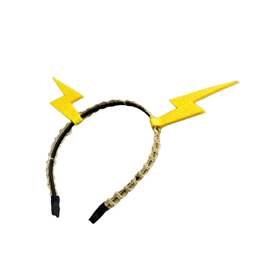 

Flash Headband Party Hair Performance Hair Band Hair Accessories Christmas Personality Headdress (Yellow)