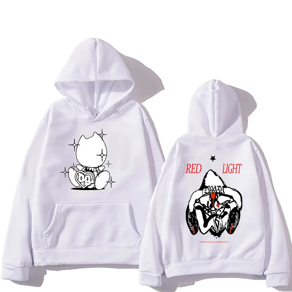 

Мужская толстовка с капюшоном Bladee, красная Повседневная Толстовка с длинным рукавом, пуловеры с капюшоном в стиле хип-хоп, уличная одежда в стиле Харадзюку