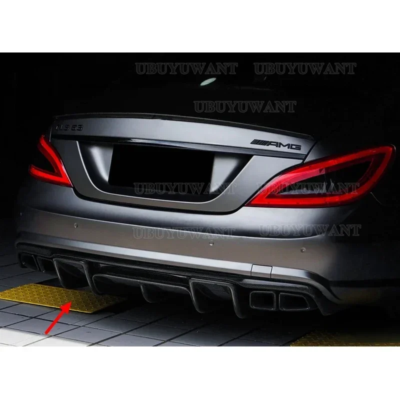 Для Mercedes Benz CLS Class W218 CLS350 CLS63 бампер AMG диффузор заднего багажника из углеродного