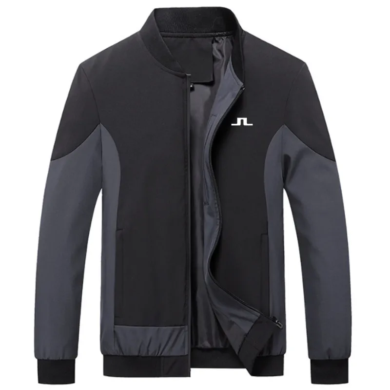 

high quality 2022 Golf men's clothes Mens Golf Jackets wear Casual Sport Stand Collar Long Sleeve Zipper Coats Golf clothing